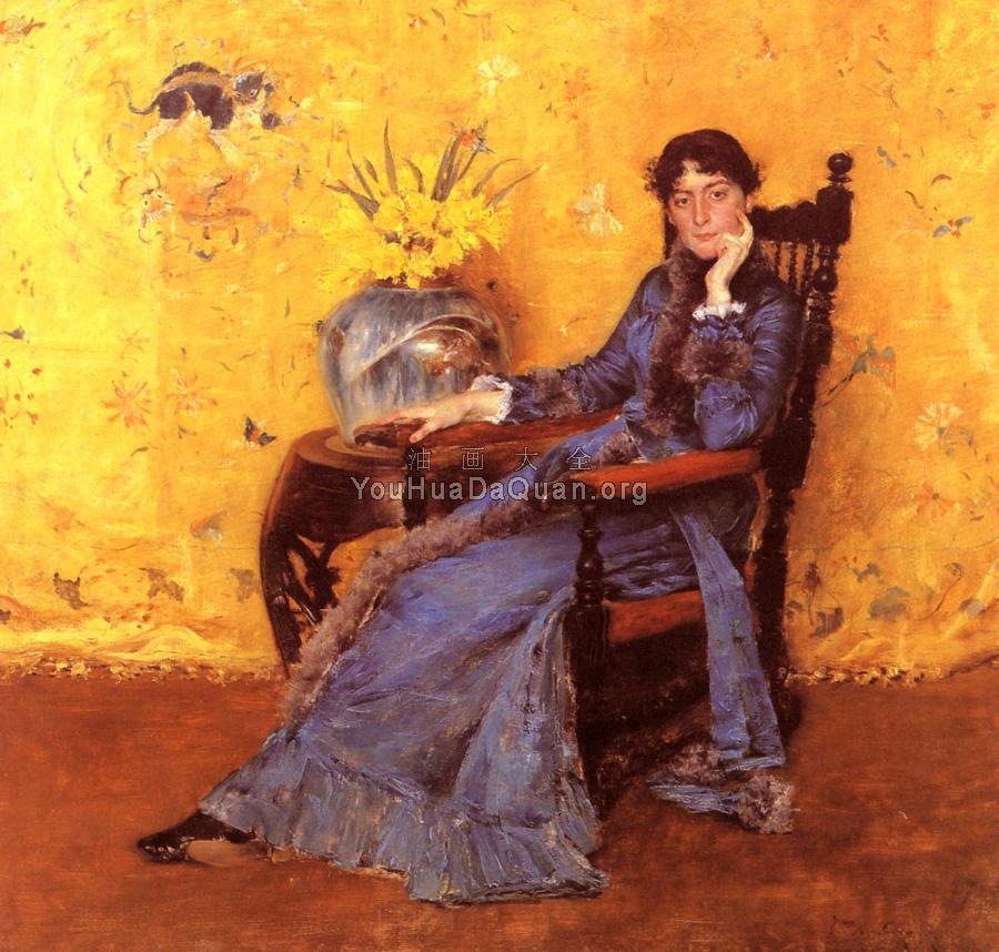 Portrait of Miss Dora Wheeler - 威廉·梅里特·查斯